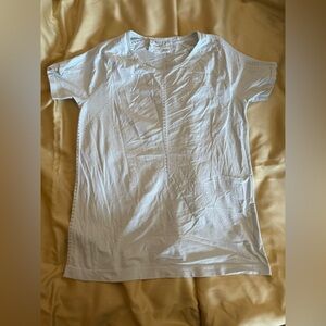 Athleta Womens White Foothill Seamless Tee Size M